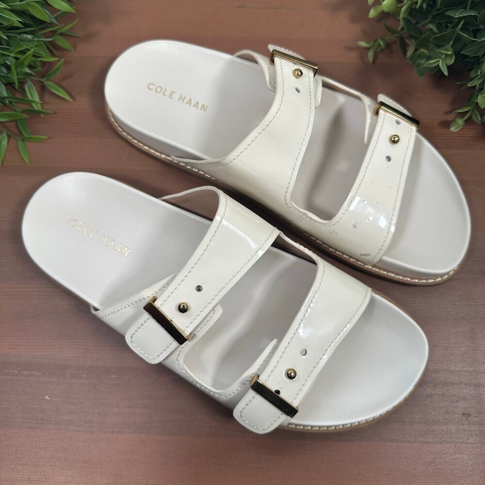 Cole Haan Women's Marisol Footbed Sandals White‎ Size 9